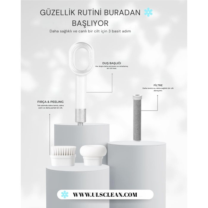 Yüksek Basınçlı Filtreli Duş Başlığı